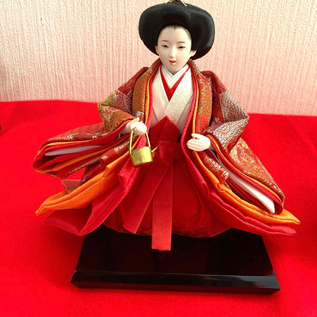 久月　よろこび雛　雛人形　三人官女　ひな祭り　ひな人形　お雛様　①