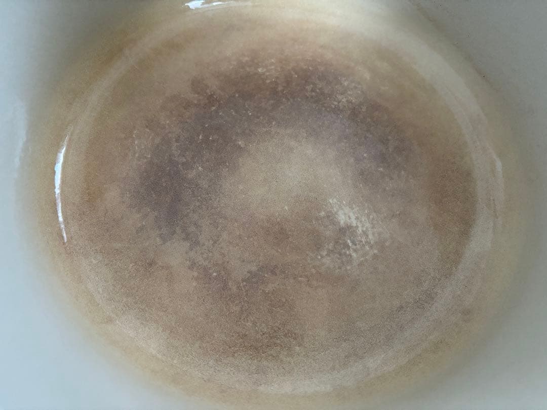 LE CREUSET ルクルーゼ　ホワイト　クリーム色　アイボリー　24cm