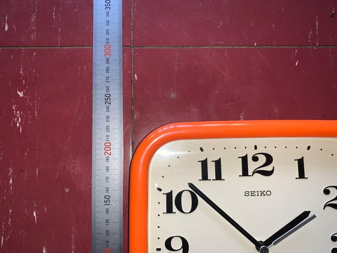 昭和レトロ　動作品　セイコー　電池式　掛時計　スペースエイジ　イームズ　ネルソン