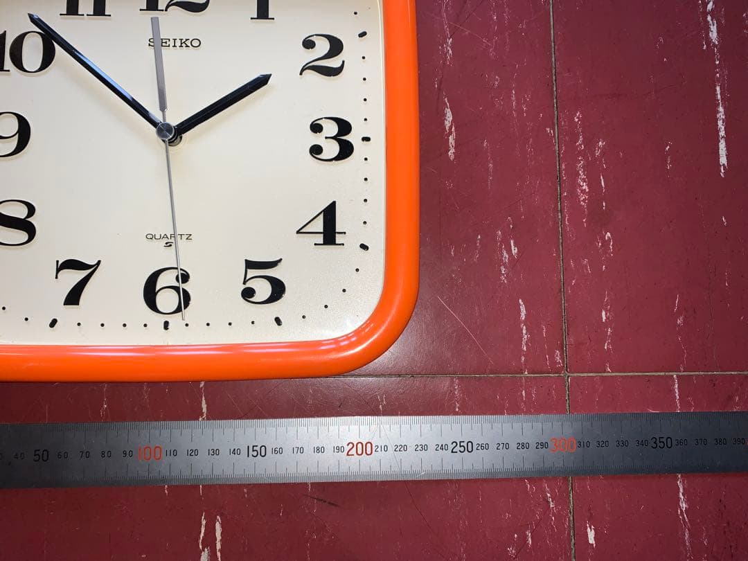 昭和レトロ　動作品　セイコー　電池式　掛時計　スペースエイジ　イームズ　ネルソン