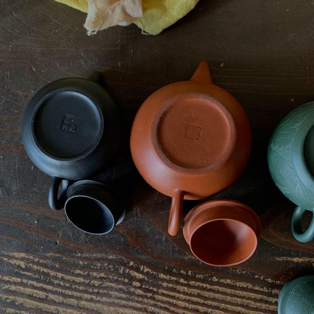 中国宜興　急須　３点