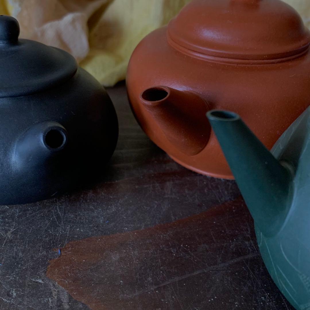 中国宜興　急須　３点