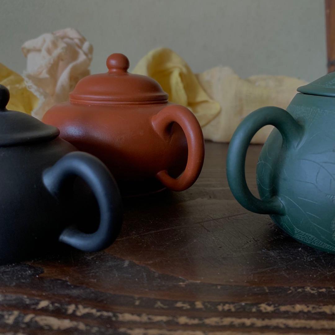 中国宜興　急須　３点