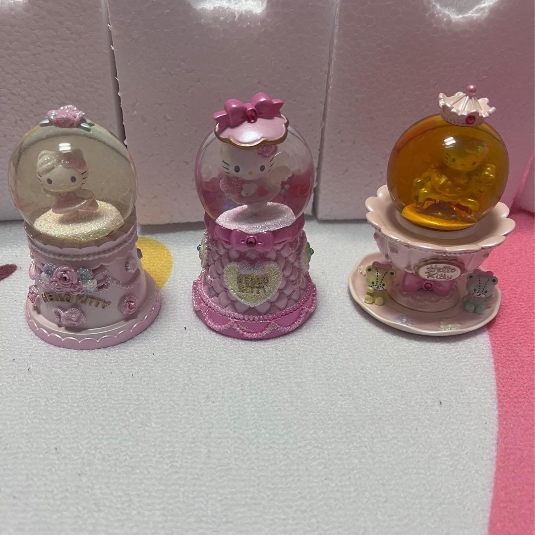 ハローキティ スノードーム 3個セット 箱付き