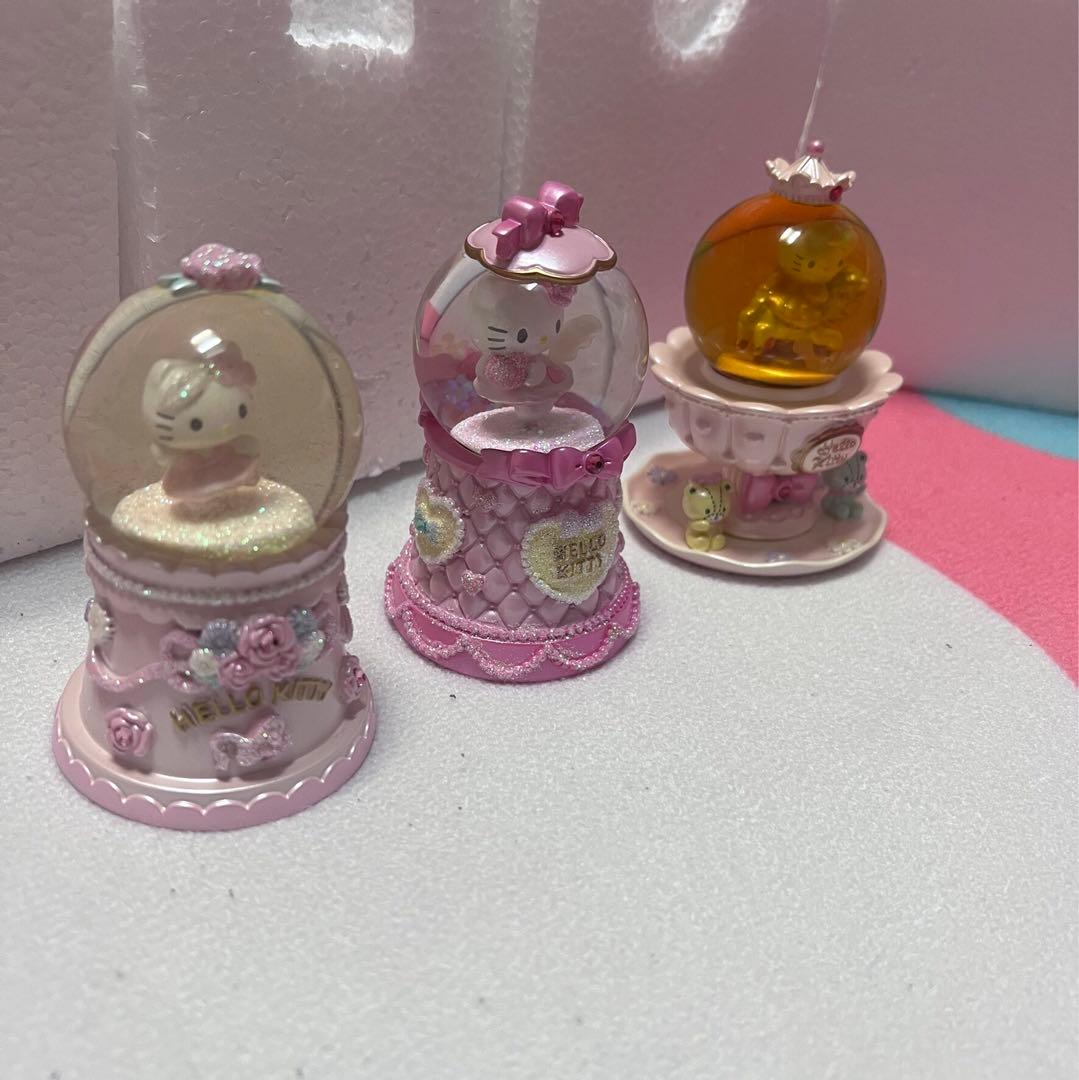ハローキティ スノードーム 3個セット 箱付き