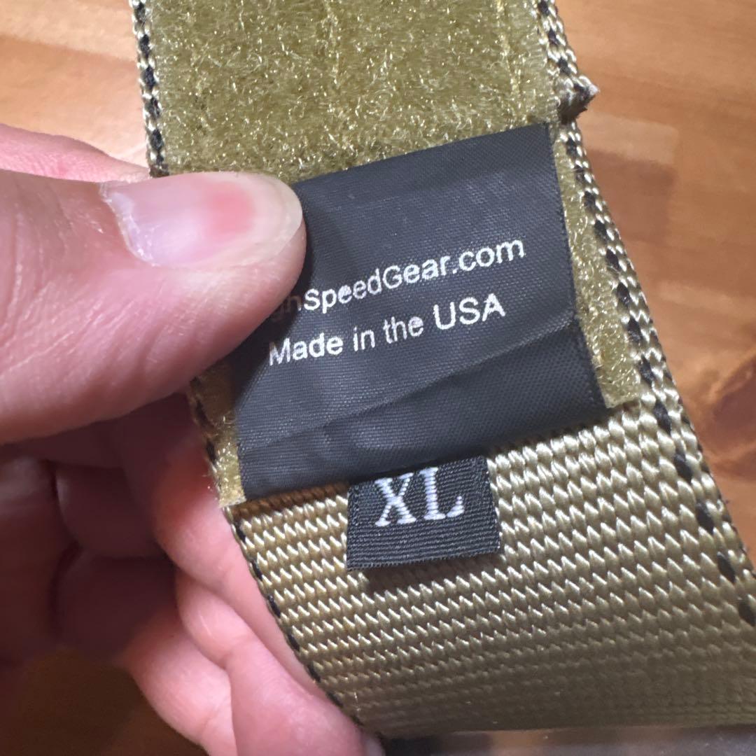 ハイスピードギア リガーベルト Dリングー体型 COBRAバックル XL