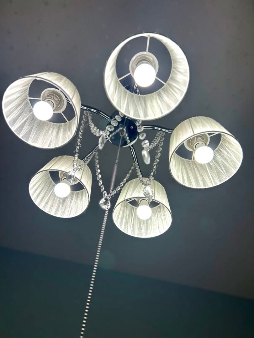 ニトリ ペンダントライト シャンデリア　サイズ50×50 フランフラン風