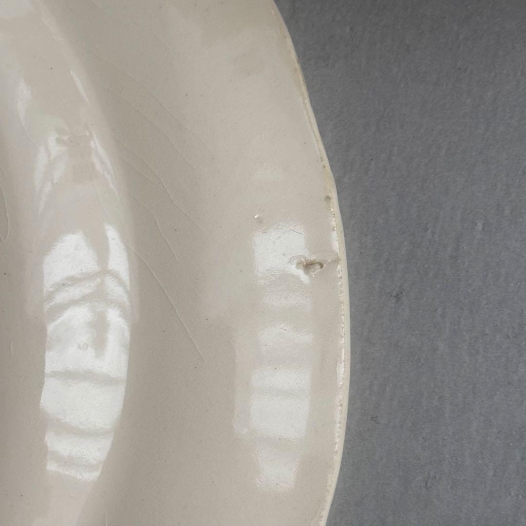 フランスアンティーク ジアンRinceaux レリーフが美しいディナープレート