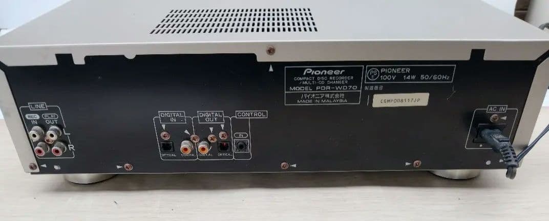 パイオニア　CD‐R/RWレコーダー PDR-WD70(よ37)
