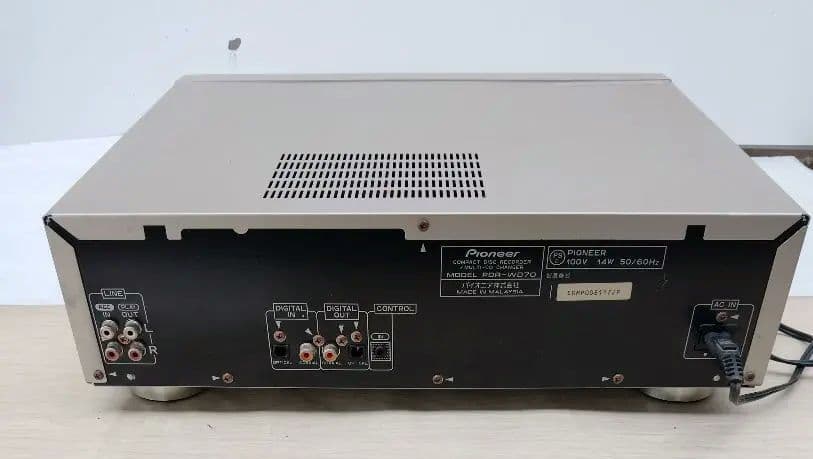 パイオニア　CD‐R/RWレコーダー PDR-WD70(よ37)