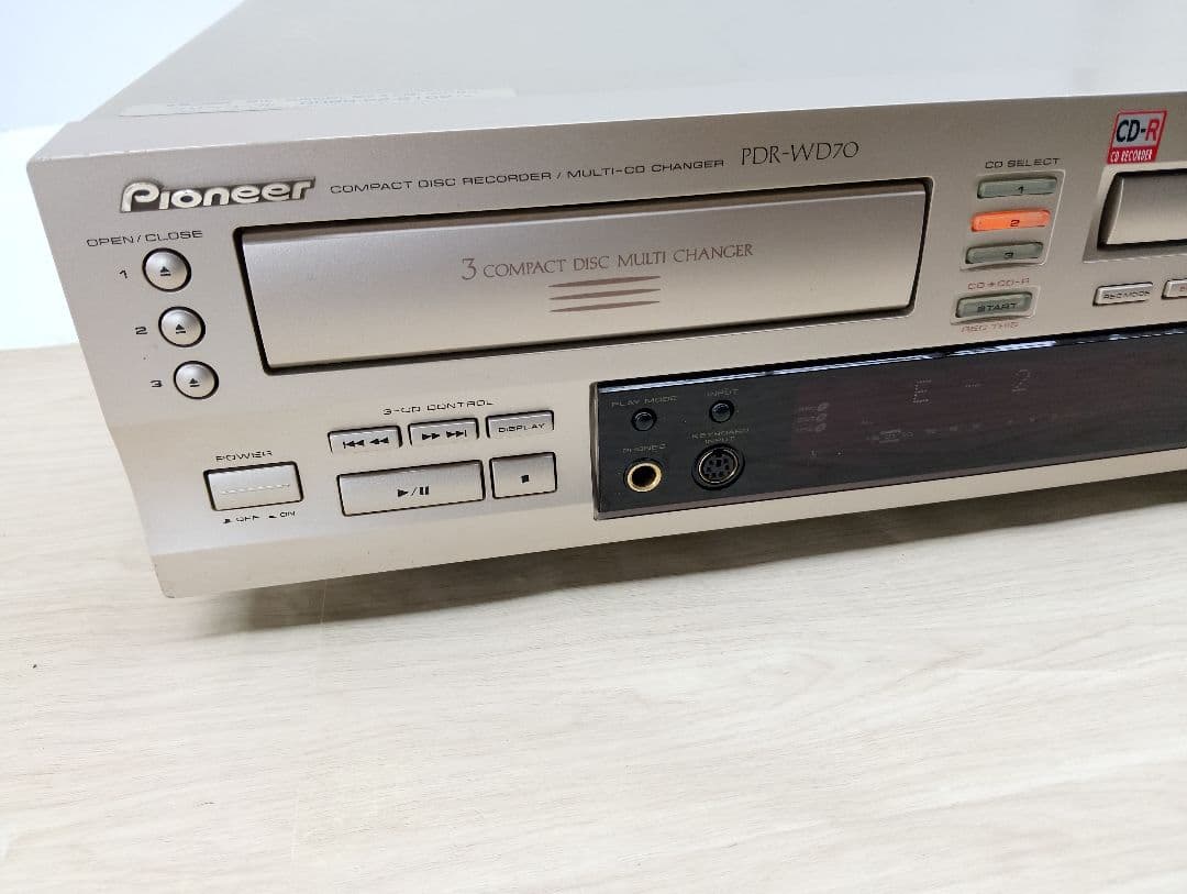 パイオニア　CD‐R/RWレコーダー PDR-WD70(よ37)
