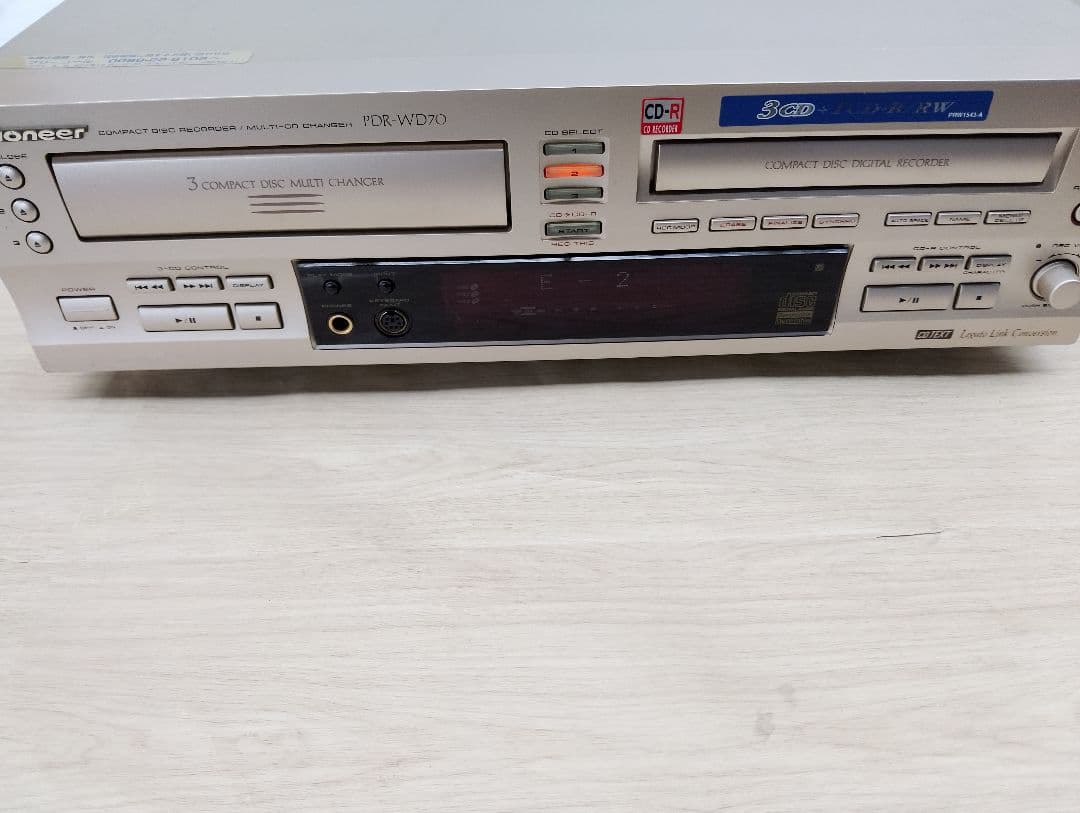 パイオニア　CD‐R/RWレコーダー PDR-WD70(よ37)