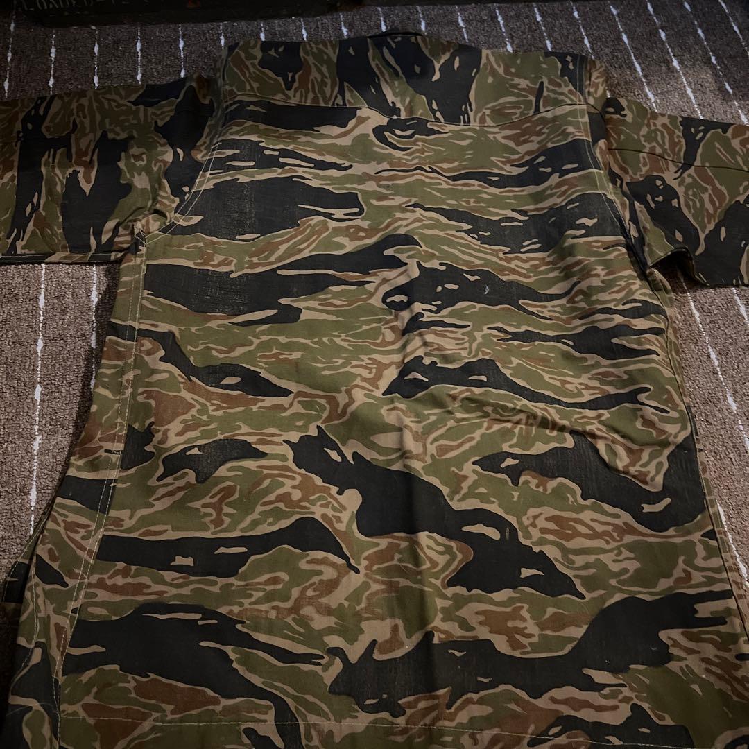 60年代　ベトナム戦　タイガーストライプ　タイガーカモ　改造ジャンルファティーグ