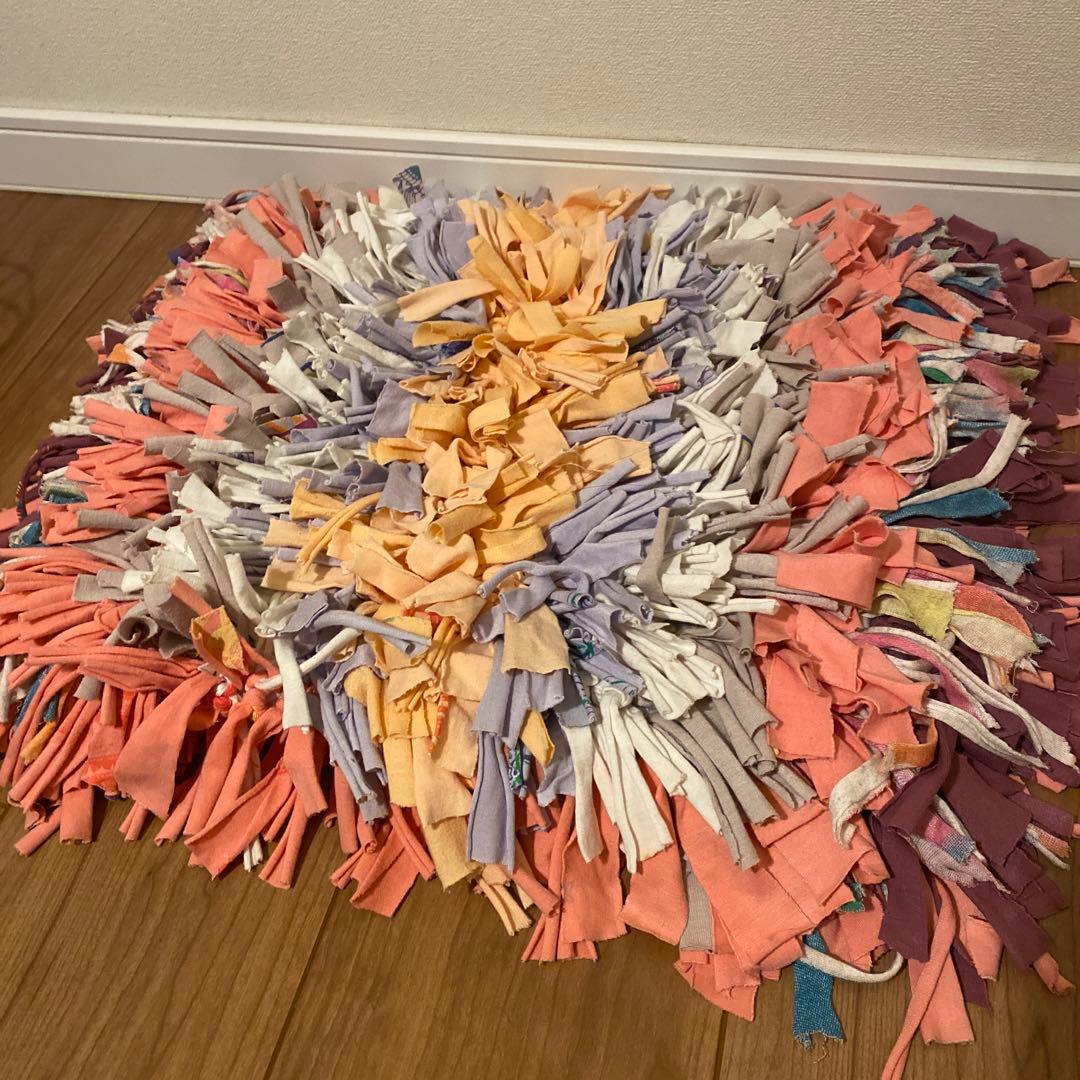 【激レア一点物】ホアナデアルコ　クッションカバー　サーモンピンク　35×40