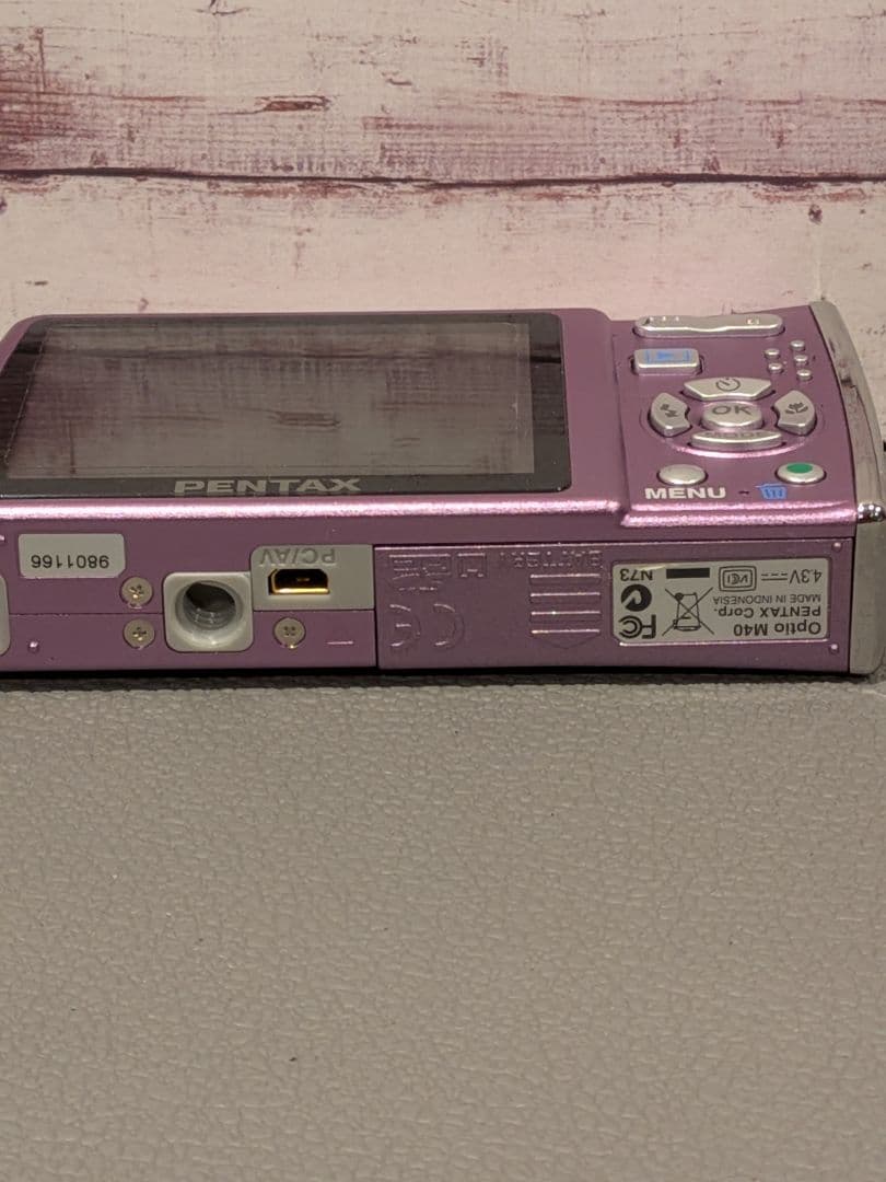 PENTAX Optio M40 動作品 付属品有 デジカメ