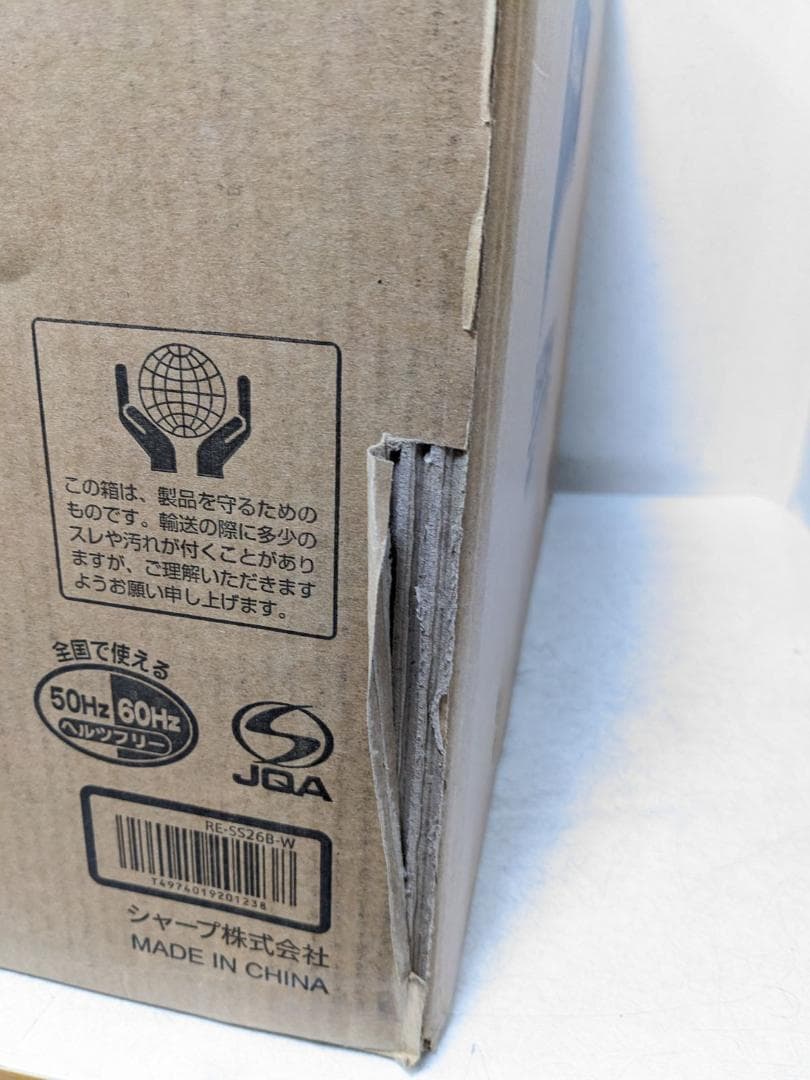 2025年製 SHARP RE-SS26B-W オーブンレンジ コンベクション