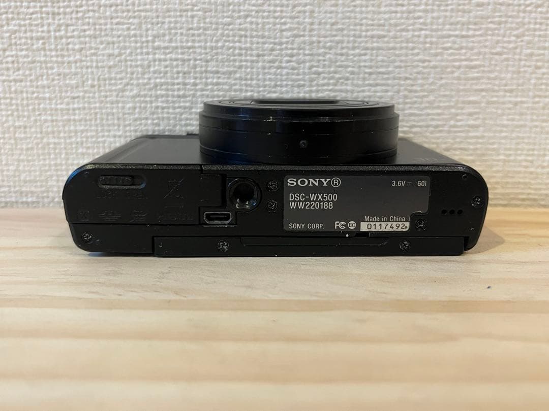 動作品 SONY Cybershot DSC-WX500 ブラック #26030