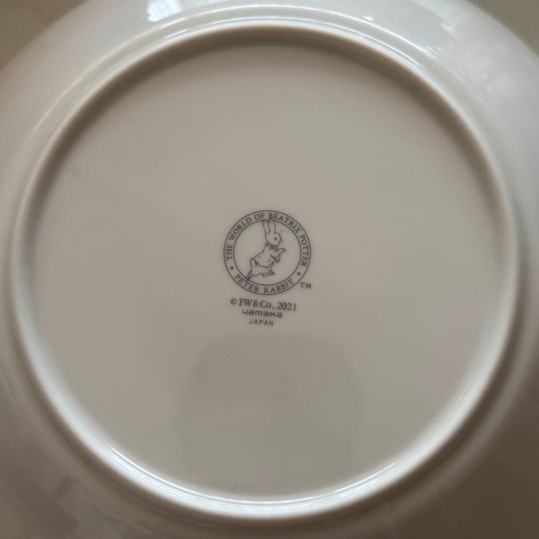 yamakaピーターラビット　パスタカレー皿　6枚セット