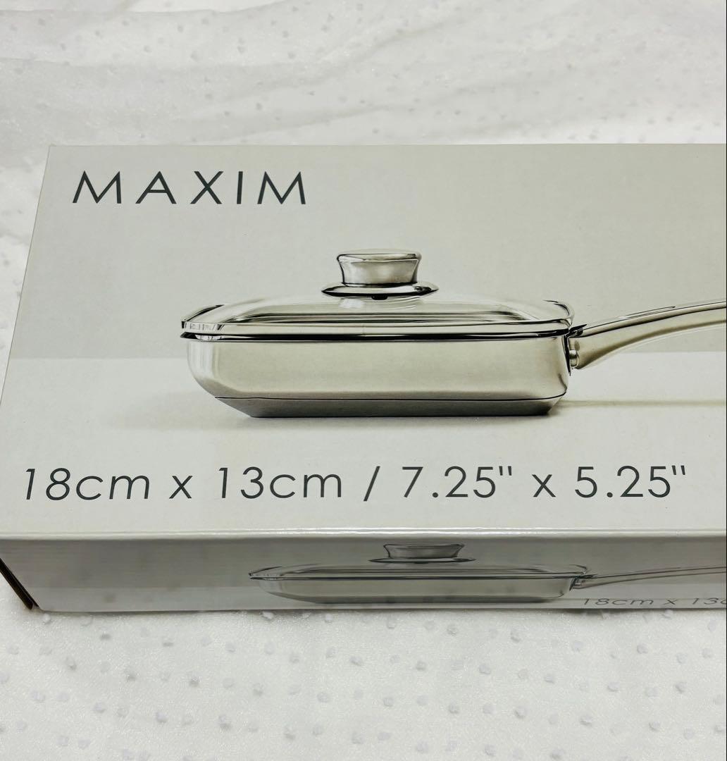 【未使用】MEYER ☆マキシム SS 蓋付エッグパン / 18cm×13cm