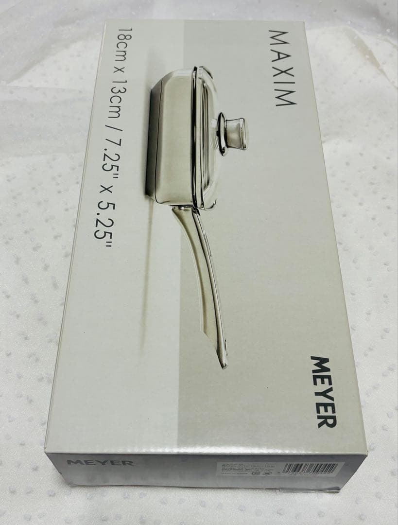 【未使用】MEYER ☆マキシム SS 蓋付エッグパン / 18cm×13cm