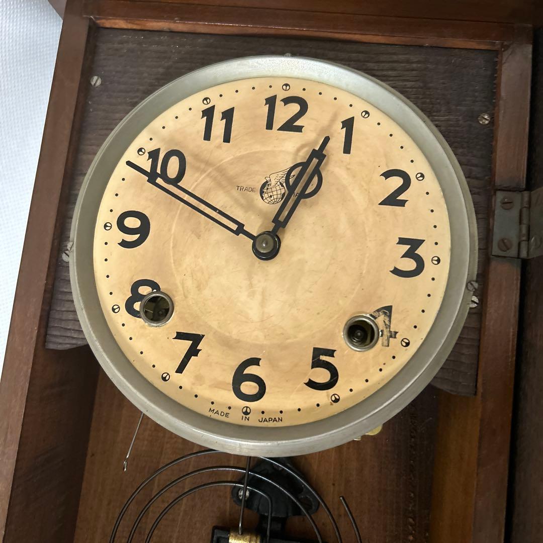 柱時計　ゼンマイ　飛球時計製造