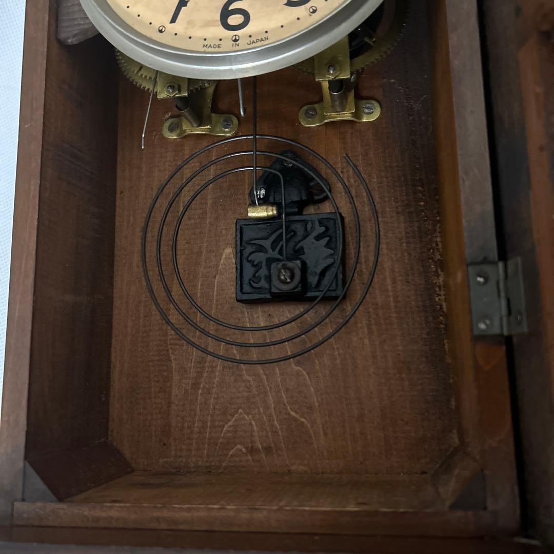 柱時計　ゼンマイ　飛球時計製造