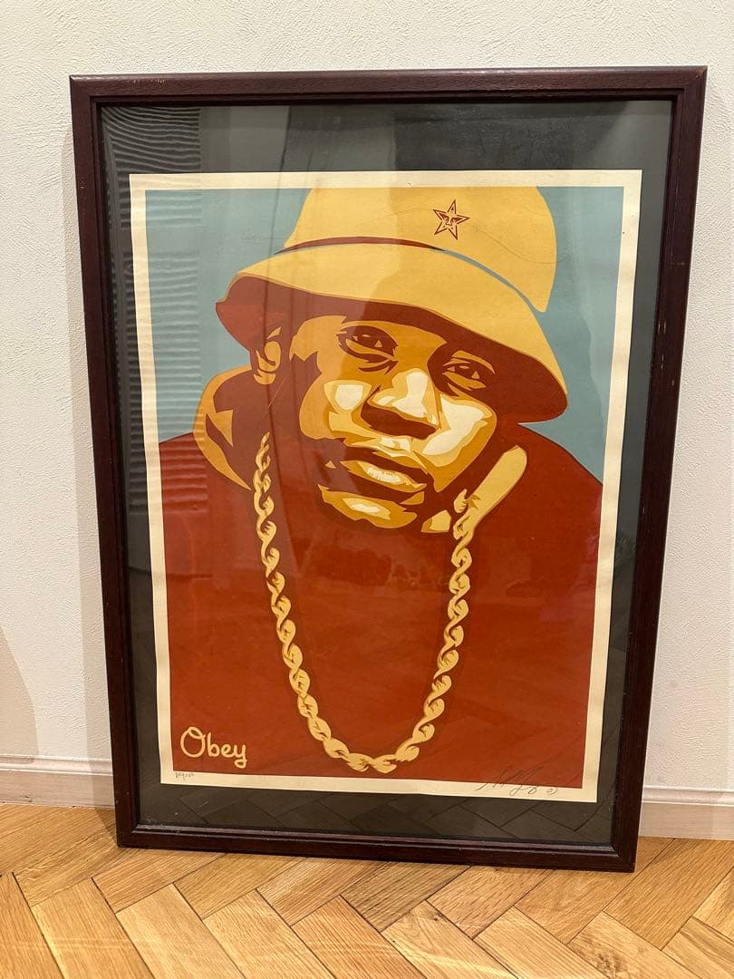 激レアobey LL COOL J ポスター RED シルクスクリーン オベイ