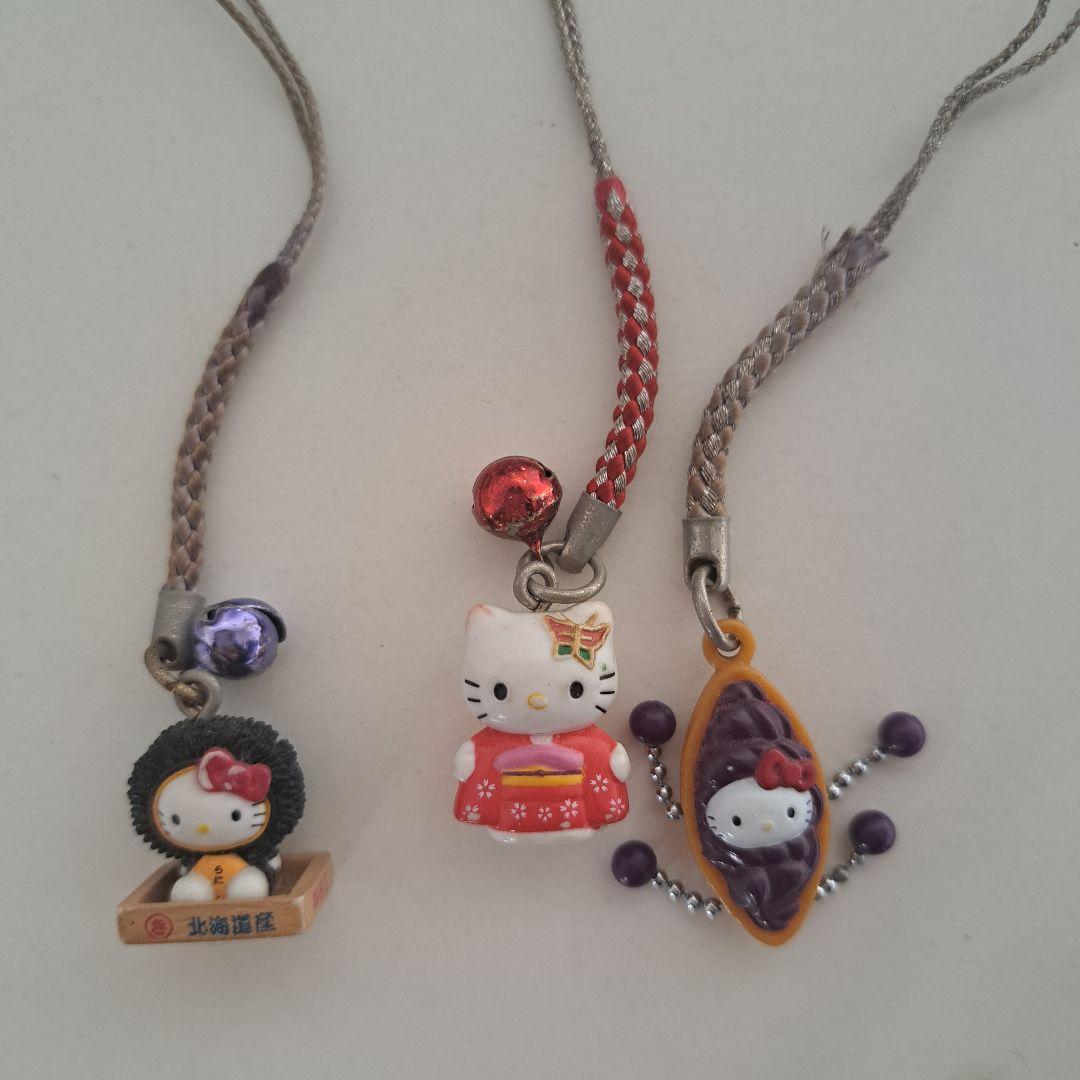 ハローキティ　根付け　ストラップ　10点