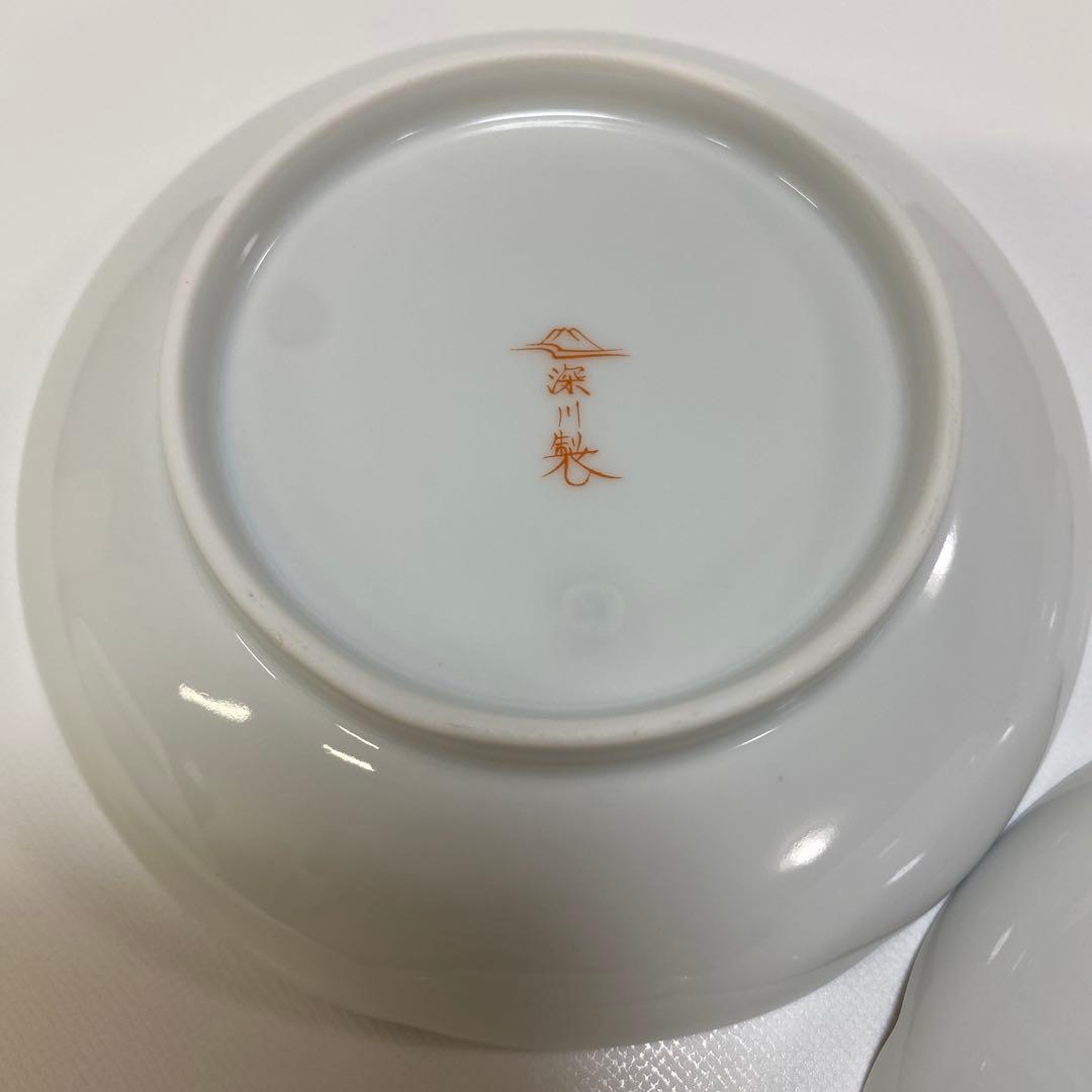 深川製磁　天青の紅葉　銘々皿　5枚セット　もみじ　紅葉　小皿　皿　銘々皿揃