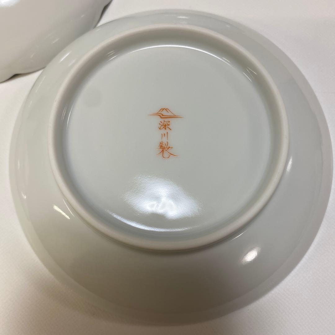 深川製磁　天青の紅葉　銘々皿　5枚セット　もみじ　紅葉　小皿　皿　銘々皿揃