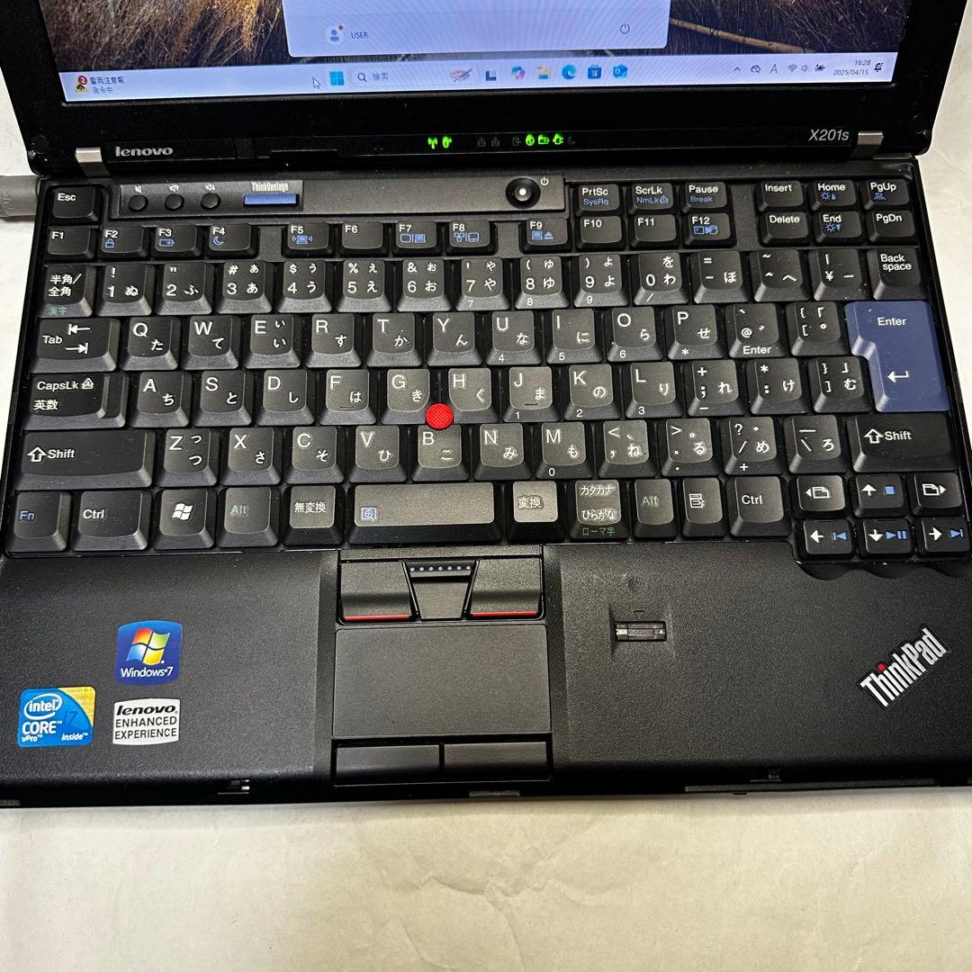 Windowsノート本体 ThinkPad X201s core-i7 WXGA+ Windows11