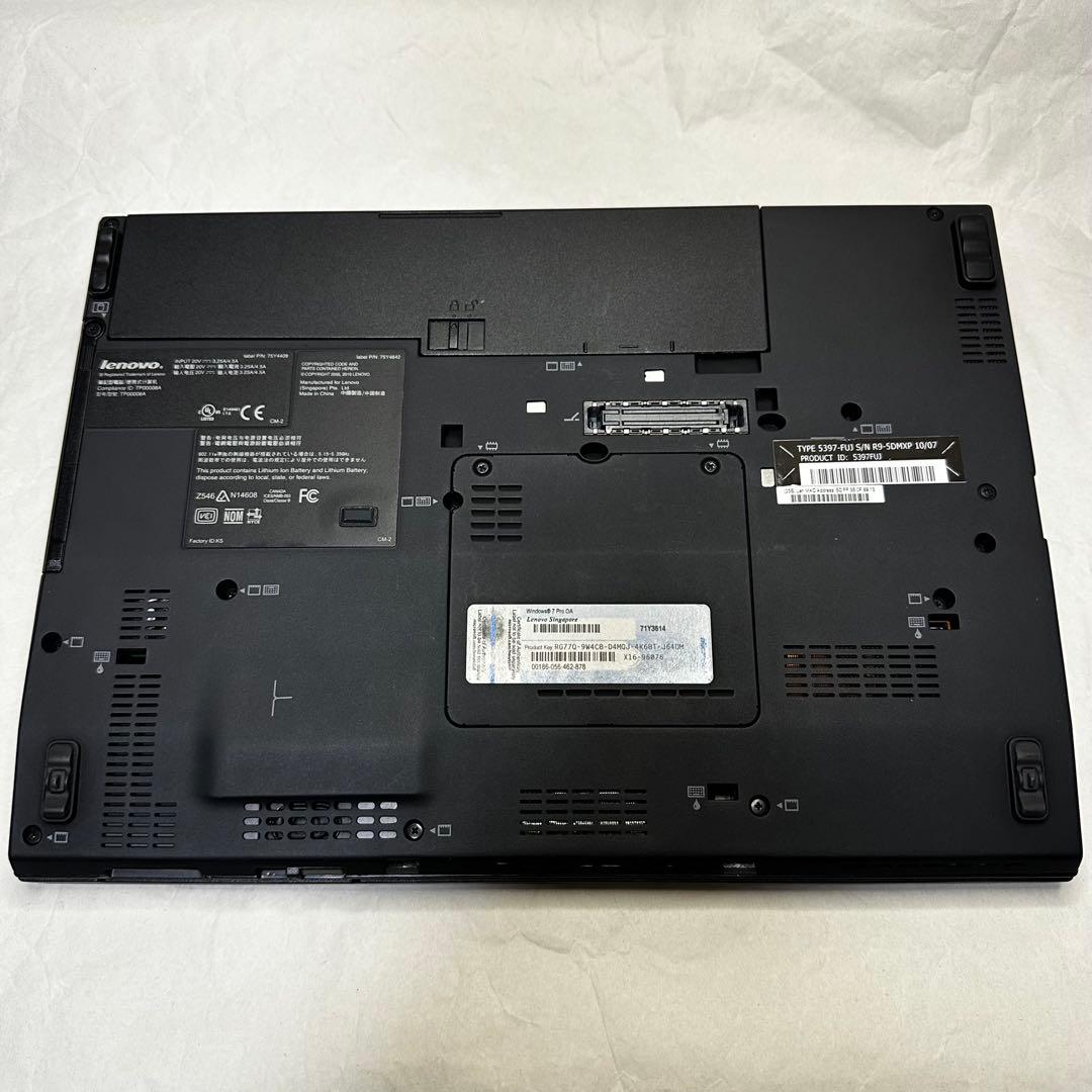 Windowsノート本体 ThinkPad X201s core-i7 WXGA+ Windows11