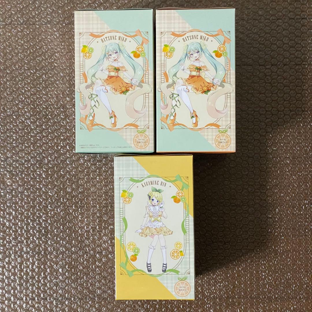 フリューくじ A賞　ラストゲット　初音ミク　B賞　鏡音リン　ぬーどるストッパ