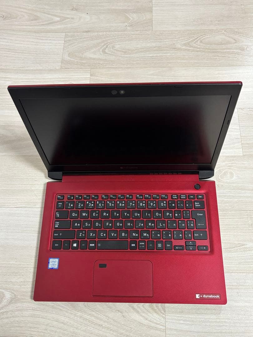 ジャンク dynabook レッド ノートPC 本体 P1S6LJBR