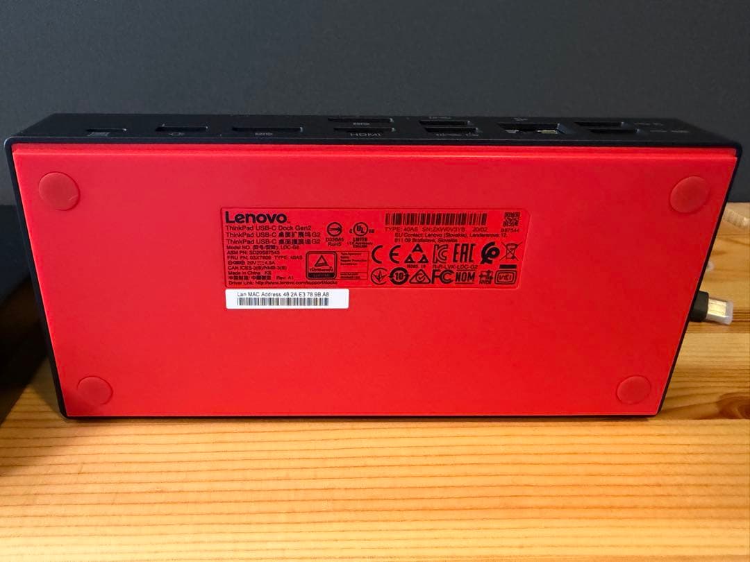その他 Lenovo ThinkPad USB-C Dock Gen2