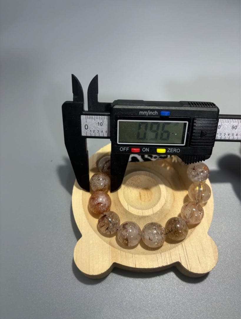 宝珠双龍神天珠　天然水晶　ビーズブレスレット