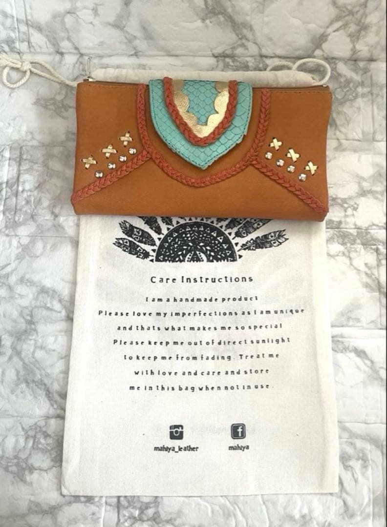 MAHIYA マヒヤ　ボヘミアンレザー長財布　財布　長財布　本革　レザー　美品