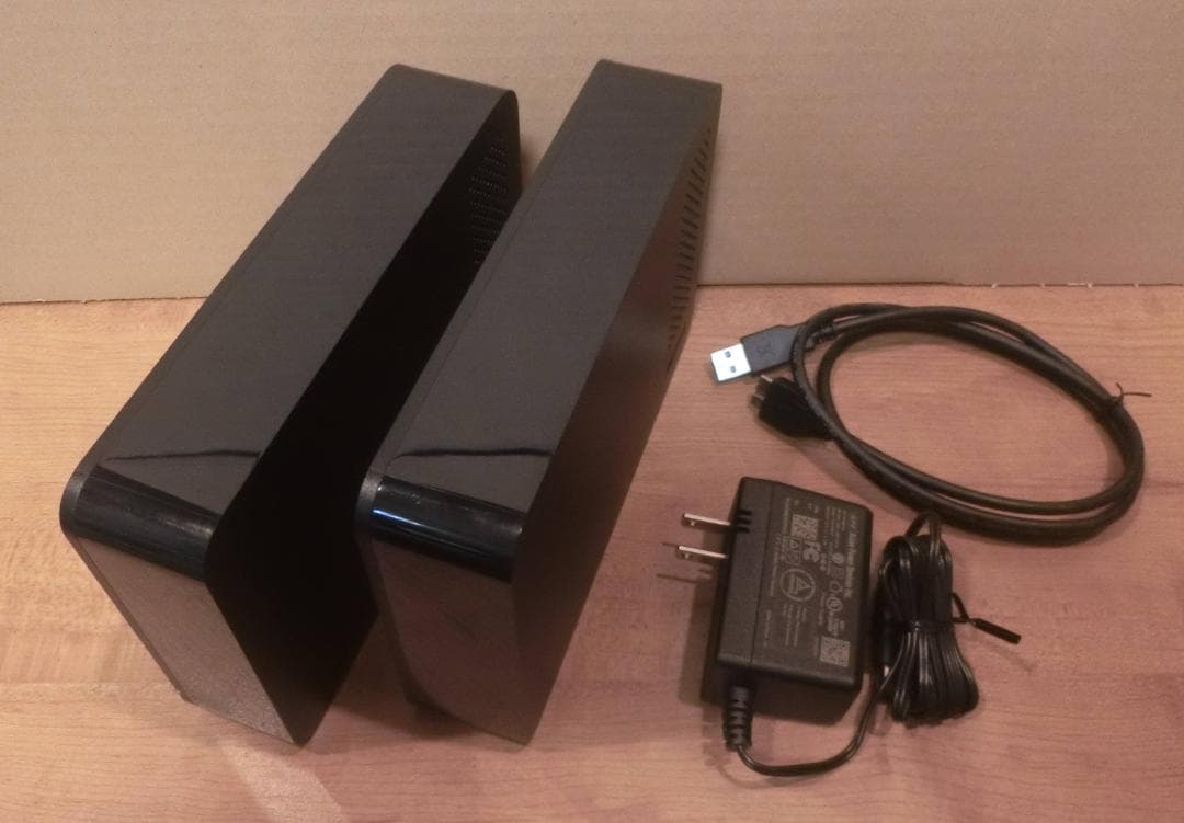 BUFFALO 外付けHDD 3TB HD-LC3.0U3/N【２台セット】