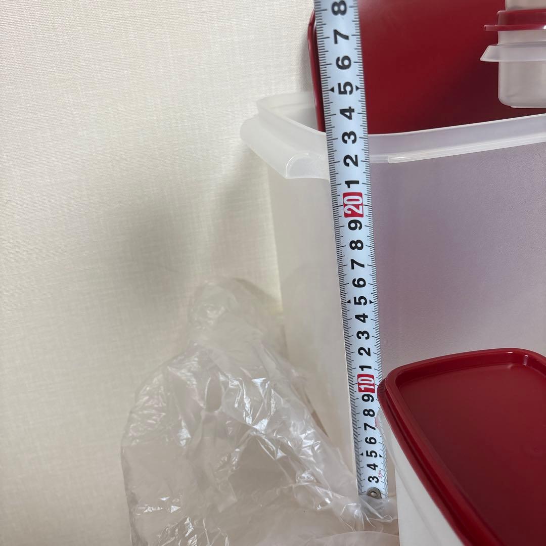 Tupperware シェルフセーバーデリキーパー12リットルキーパースプーン4