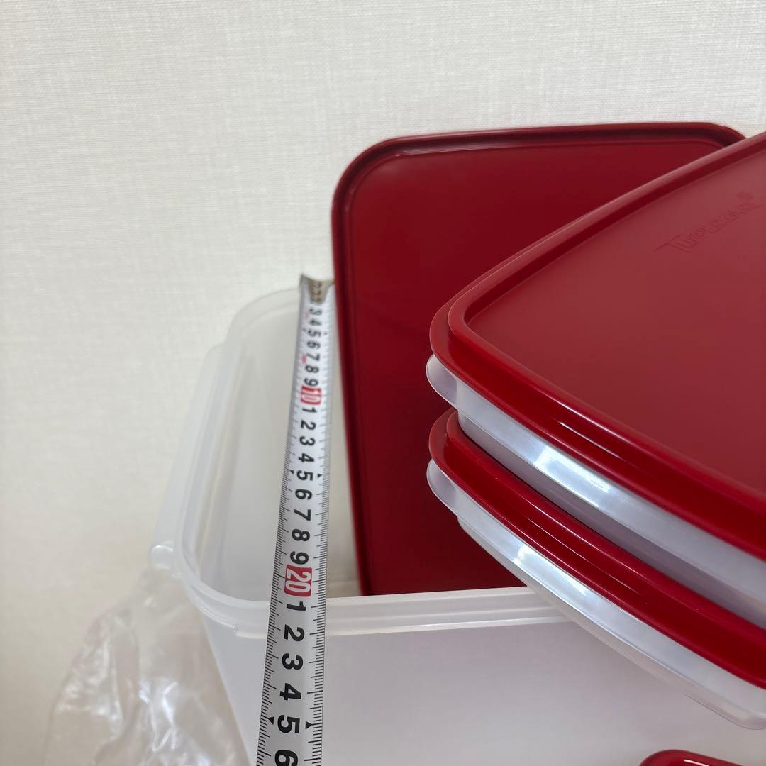 Tupperware シェルフセーバーデリキーパー12リットルキーパースプーン4