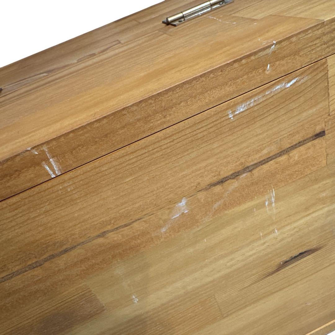 カントリー ハートマガジンラック ハンドメイド キャスター付き