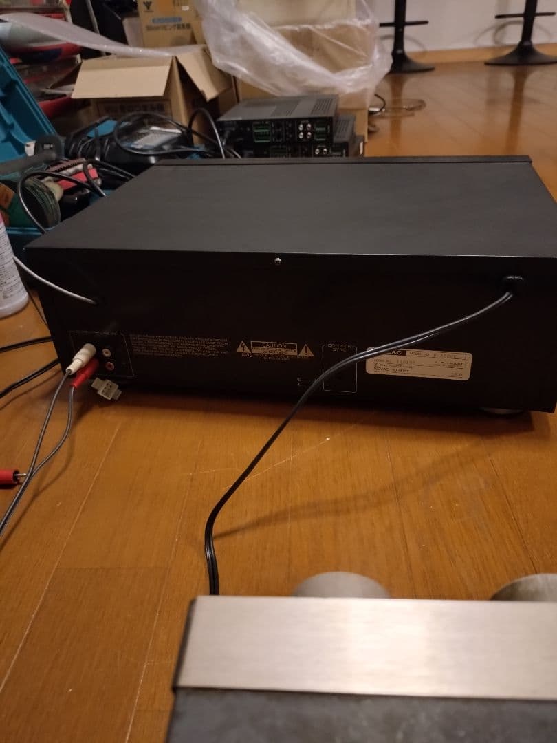TEAC Wカセットデッキ　W-6000R 動作品