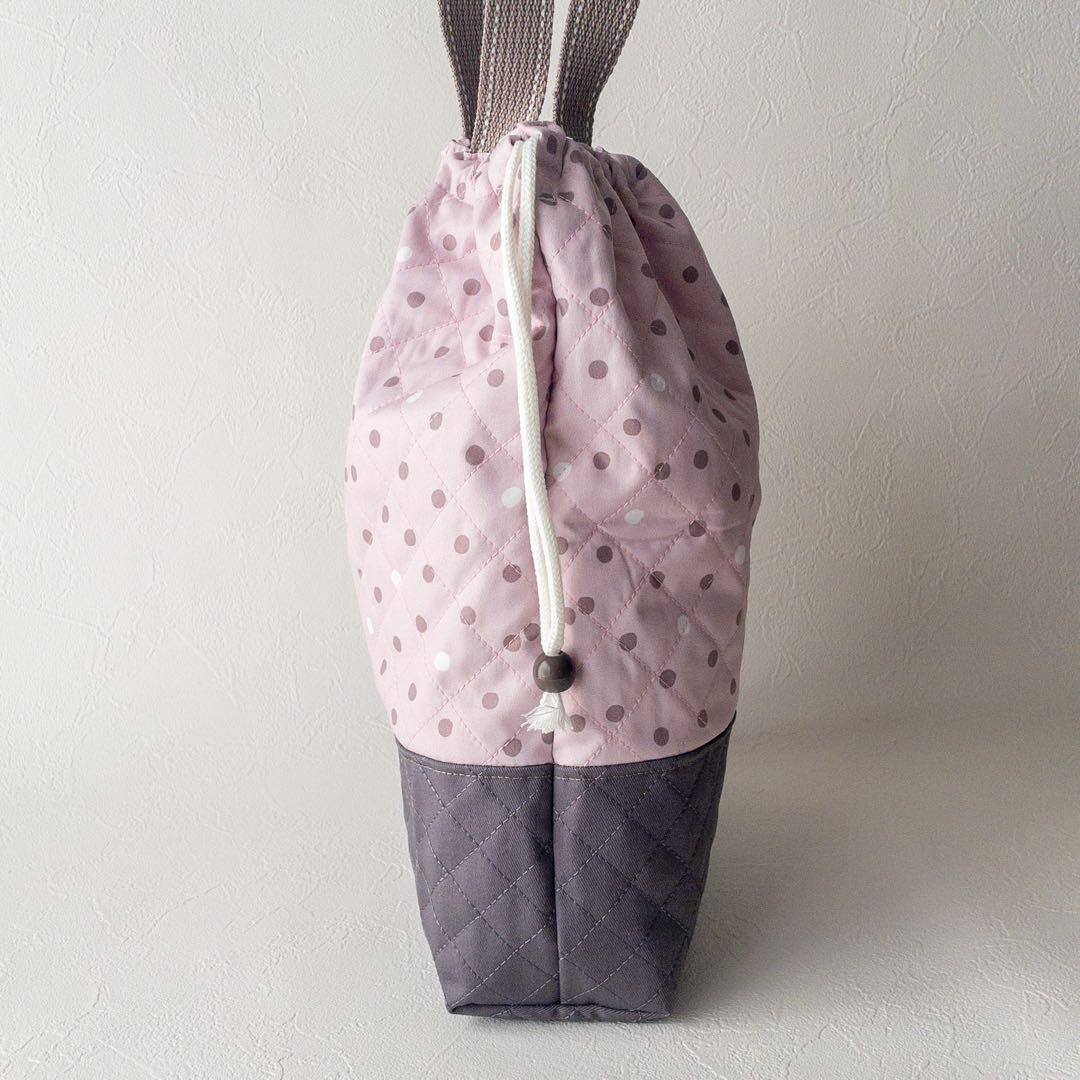 【撥水/抗菌防臭】入園入学3点セット（くすみピンク×ドット）　テディベア♪