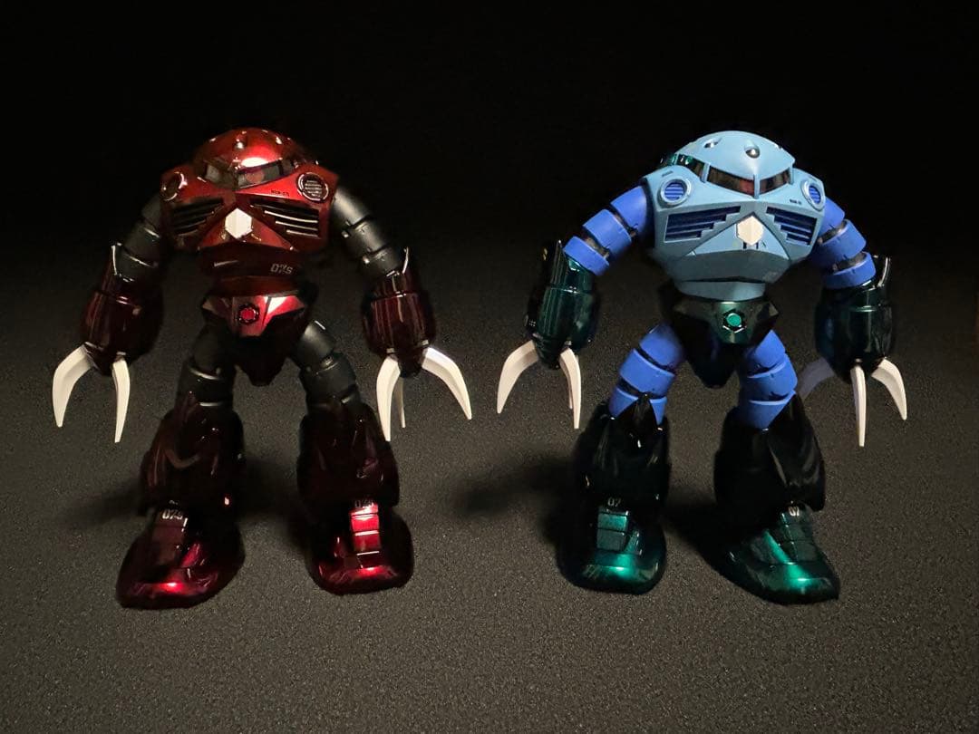 MGシャア専用ズゴック　キャンディーグラデーション塗装完成品