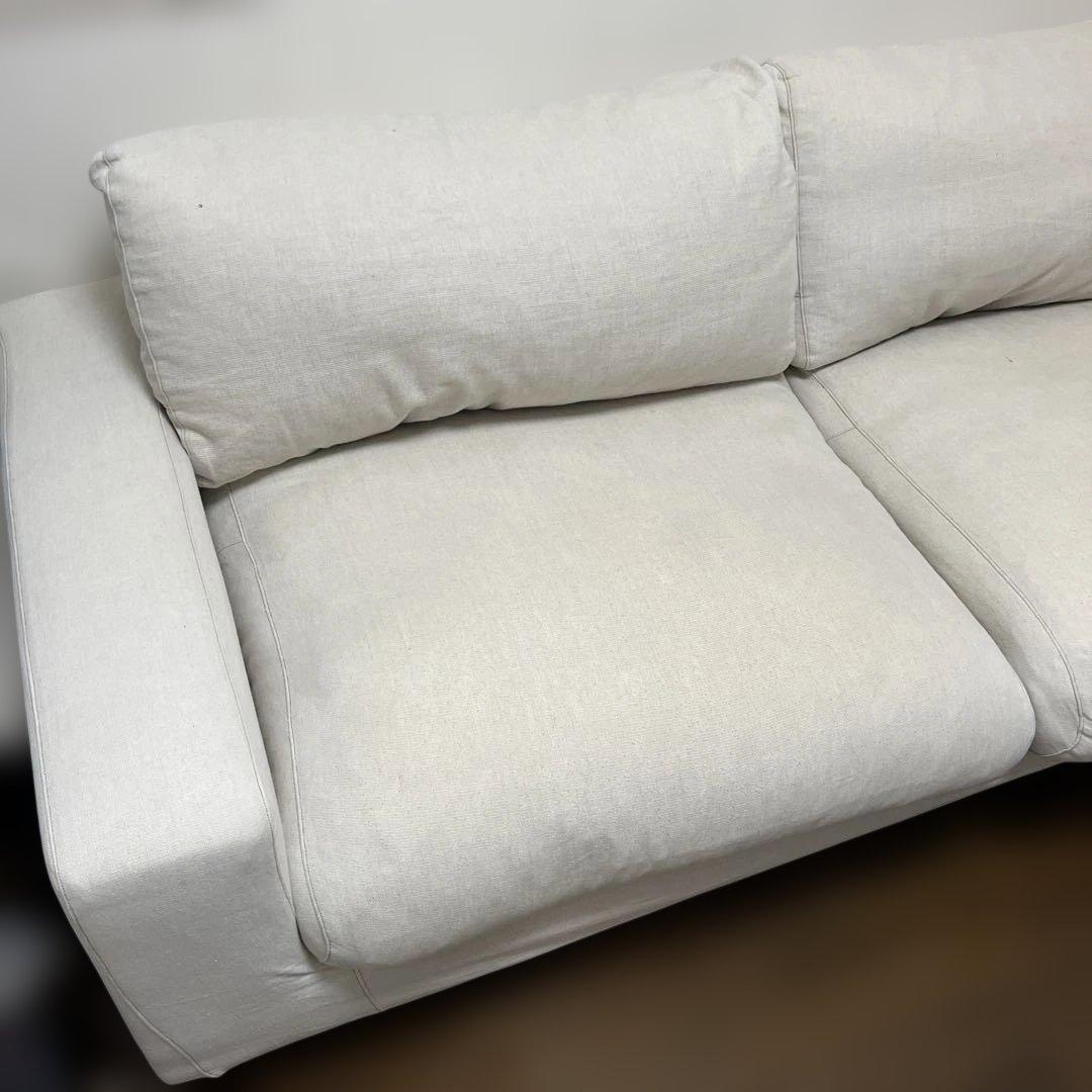 特価　無印良品2.5シーター フェザー・ポケットコイルソファ