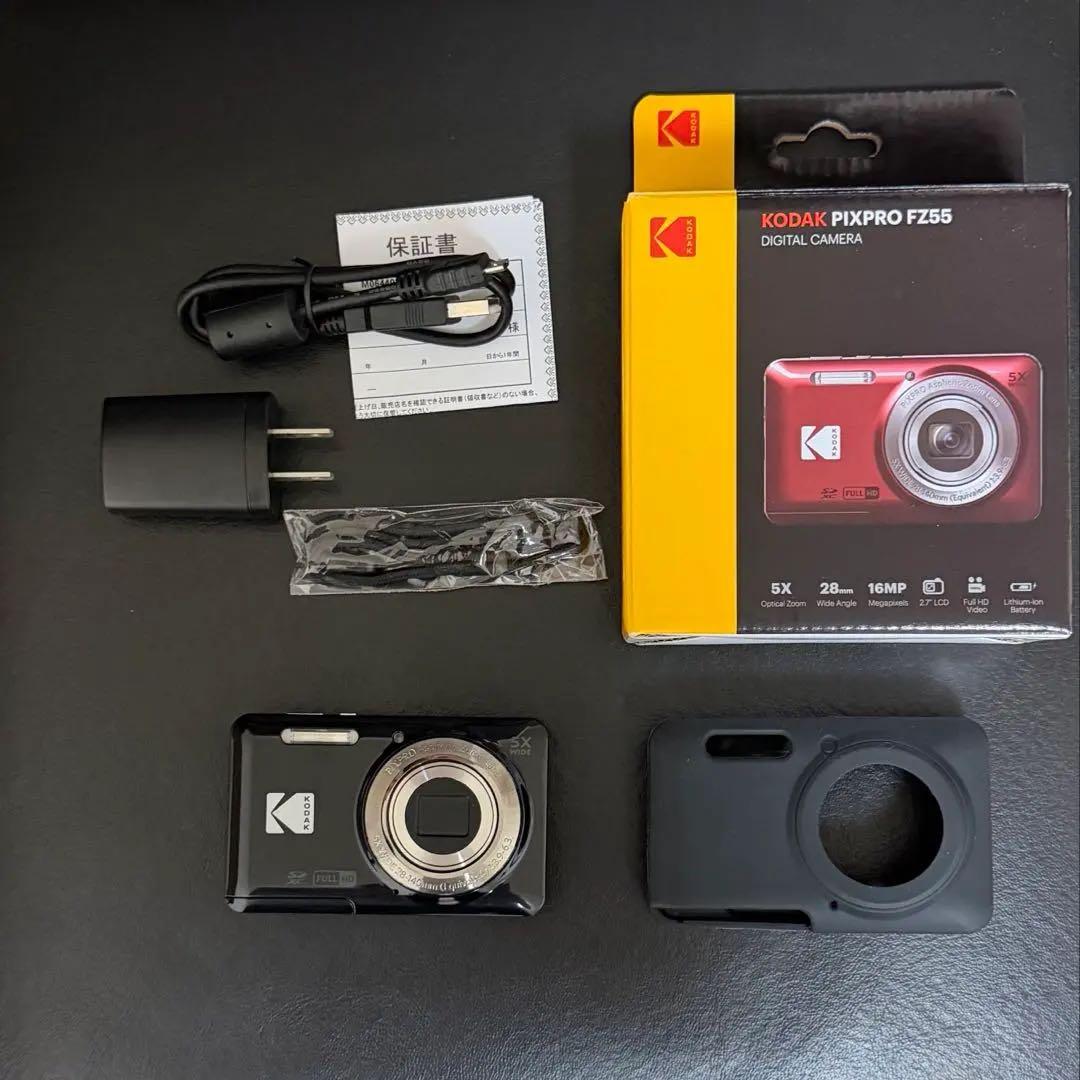 Kodak FZ55 黒 シリコンケース付き