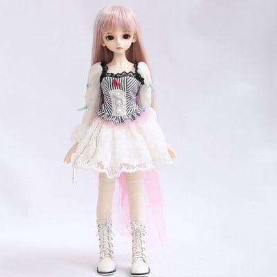 W55 bjd 1/4 ドール本体 bory　球体関節人形 ハンドメイド