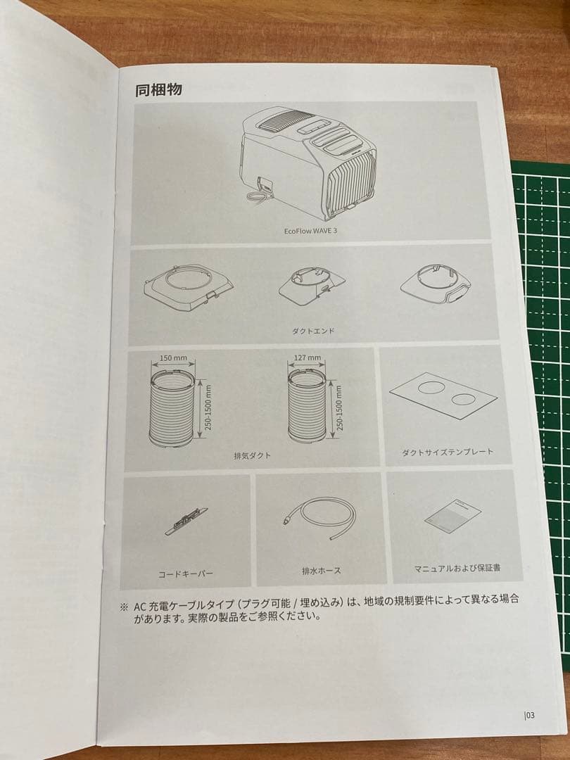 EcoFlow WAVE 3 ポータブルエアコン EFWAVE3-JP D74