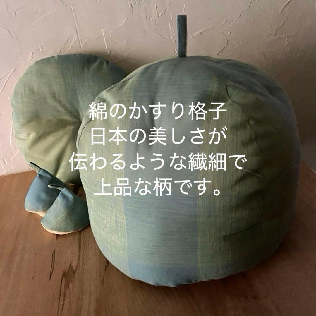 スリット入りわさびかすり格子ふかふか（保温調理）鍋保温カバー+三角鍋つかみ