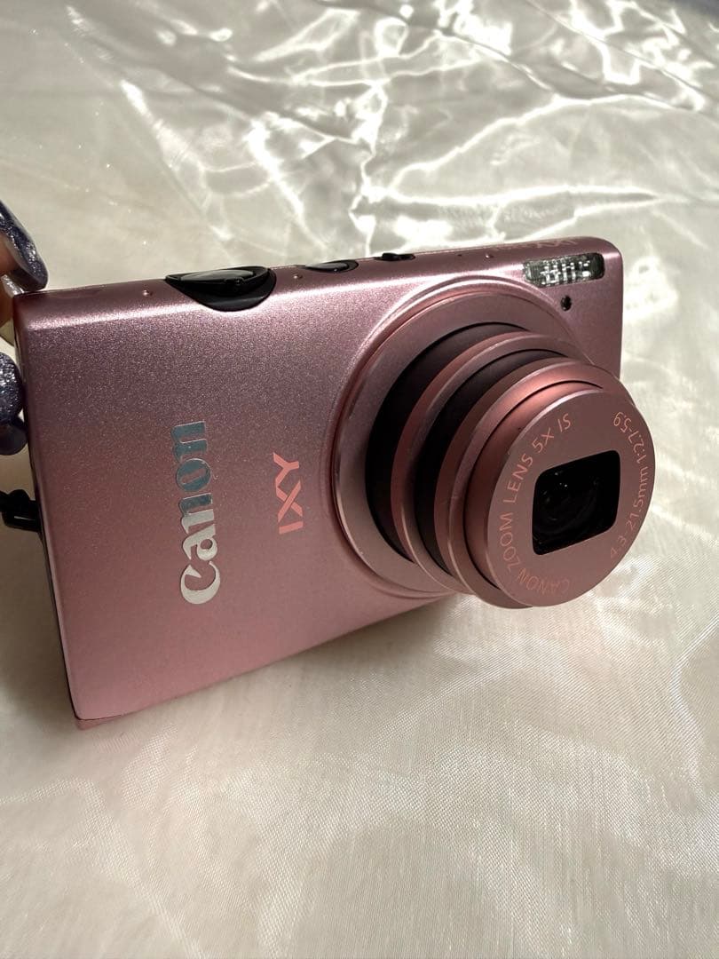 Canon IXY 220F ピンク コンパクトデジカメ バッテリー2個充電器付